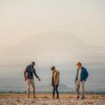 Couple and guide at West Kilimanjaro