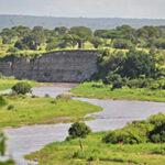 Tarangire-Fluss während der Regenzeit