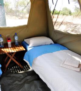 bed on mobile Tanzania safari tour
