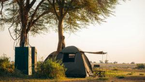 Tented camp safari Tanzania setup
