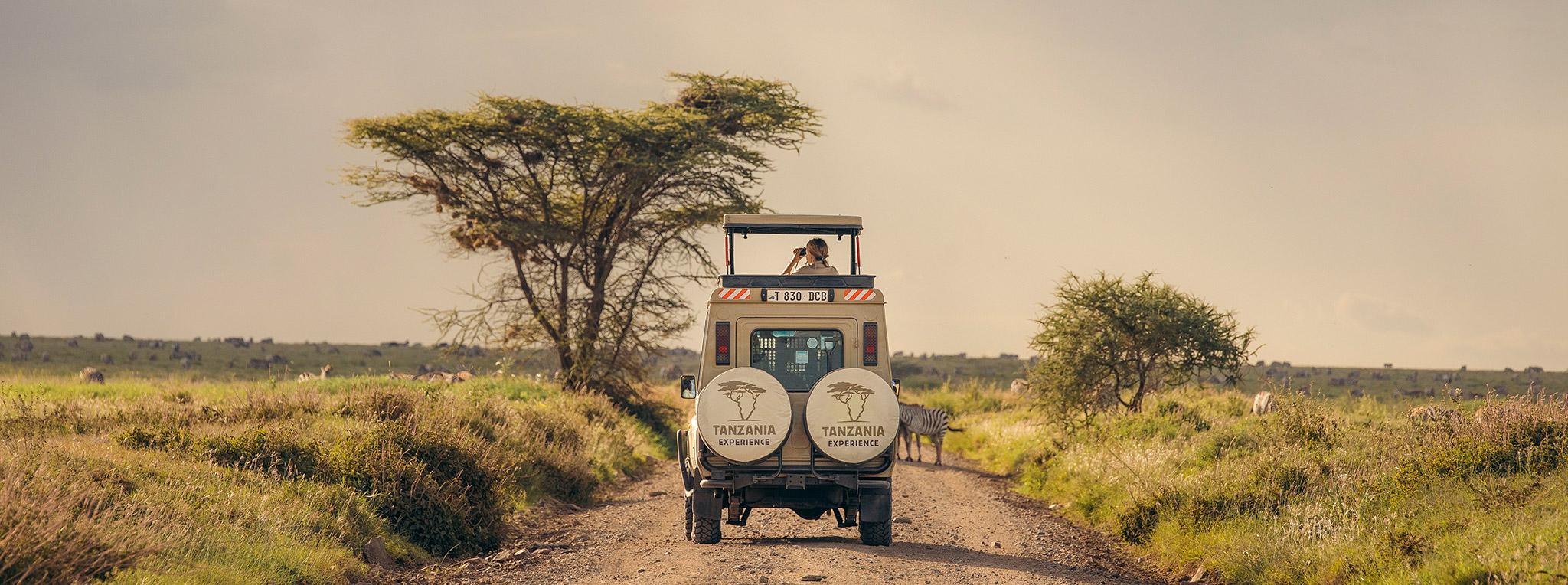 4 day camping safari Tanzania safari vehicle