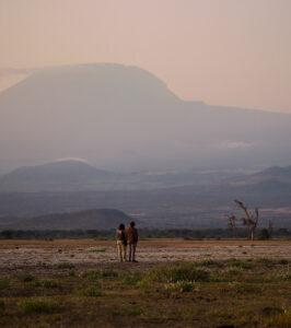 Couple and Kilimanjaro