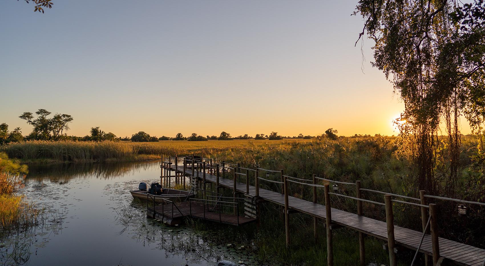 Okavango Delta landscape river
