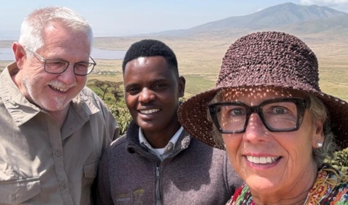 Manuela and Heinz Kogoj with Nelson from Tanzania-Experience