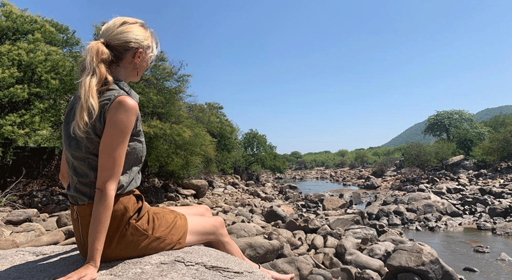 Stephanie, our travel expert at one of her favorite spots in Ruaha National Park. Stephanie, our travel expert at one of her favorite spots in Ruaha National Park.